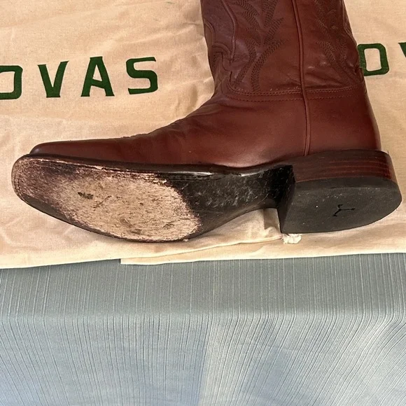 Tecovas The Doc Rich Brown Western Men’s Boots Genuine Leather Mens Size 10.5 D - Picture 14 of 16